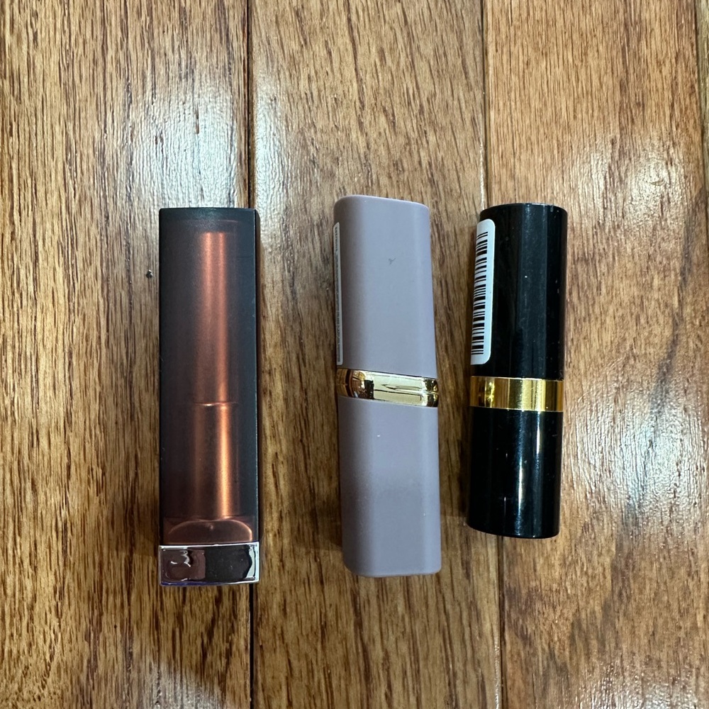 Lipsticks-L’Oréal, Revlon and Mabelline